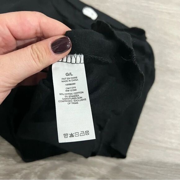 3/25 Garage Cherie Baby Tee Ruffles Cursive Red Large - Picture 3 of 4